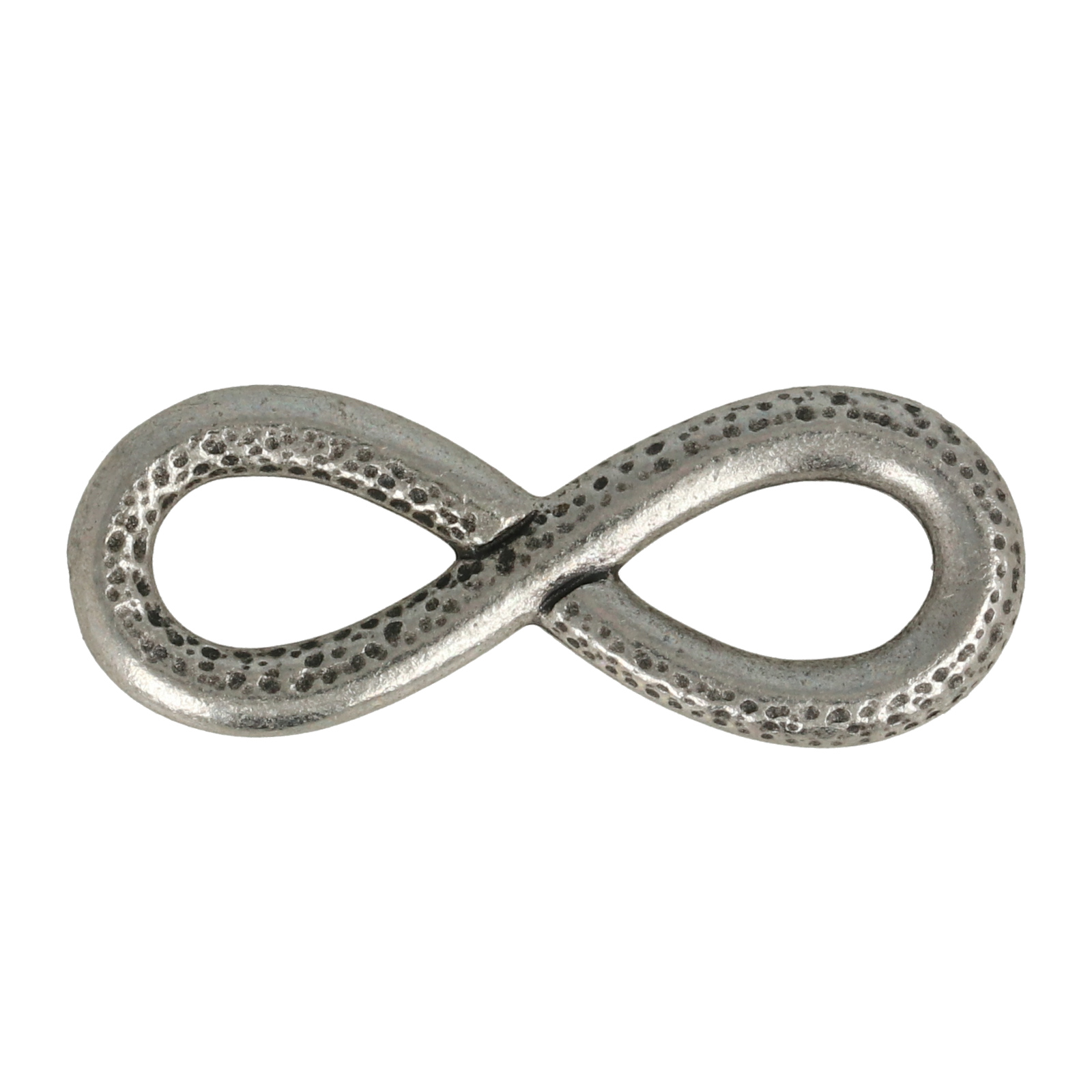 antique silver plated infinity link 32x12mm | 1pc