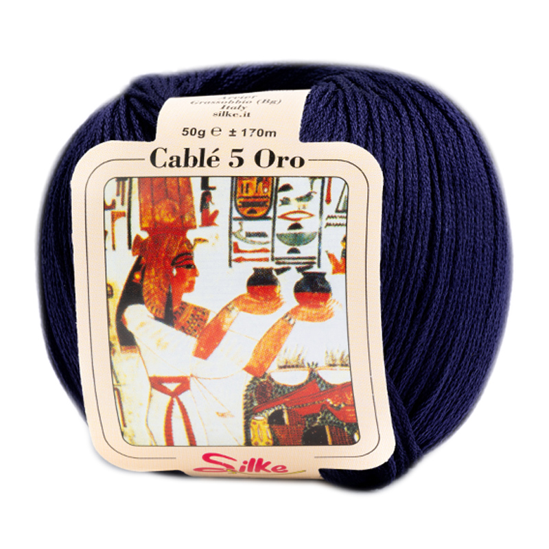 silke cablé 5 - blue (3) - 50gr (170mt) | 1pc