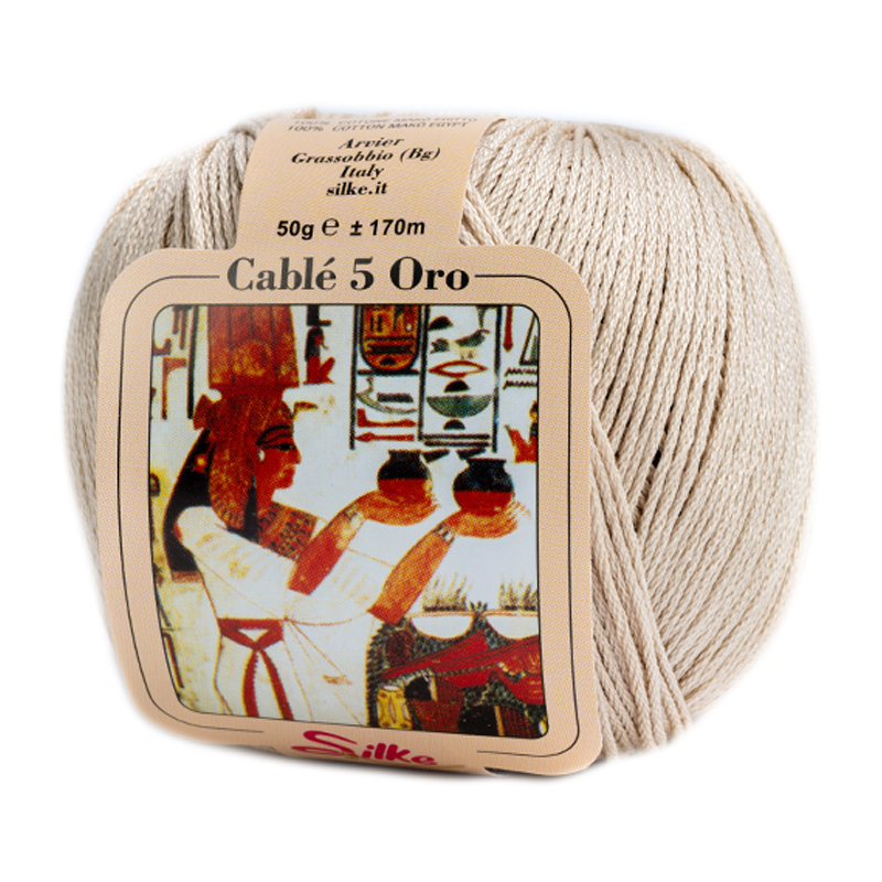 silke cablé 5 - ecrù (49) - 50gr (170mt) | 1pc