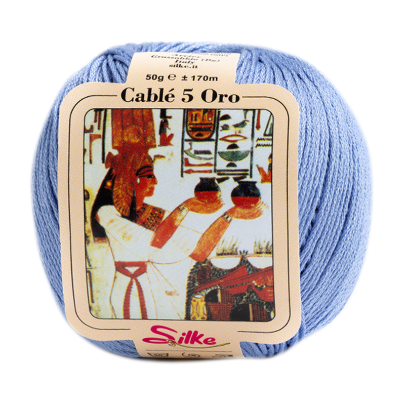 silke cablé 5 - sky (910) - 50gr (170mt) | 1pc