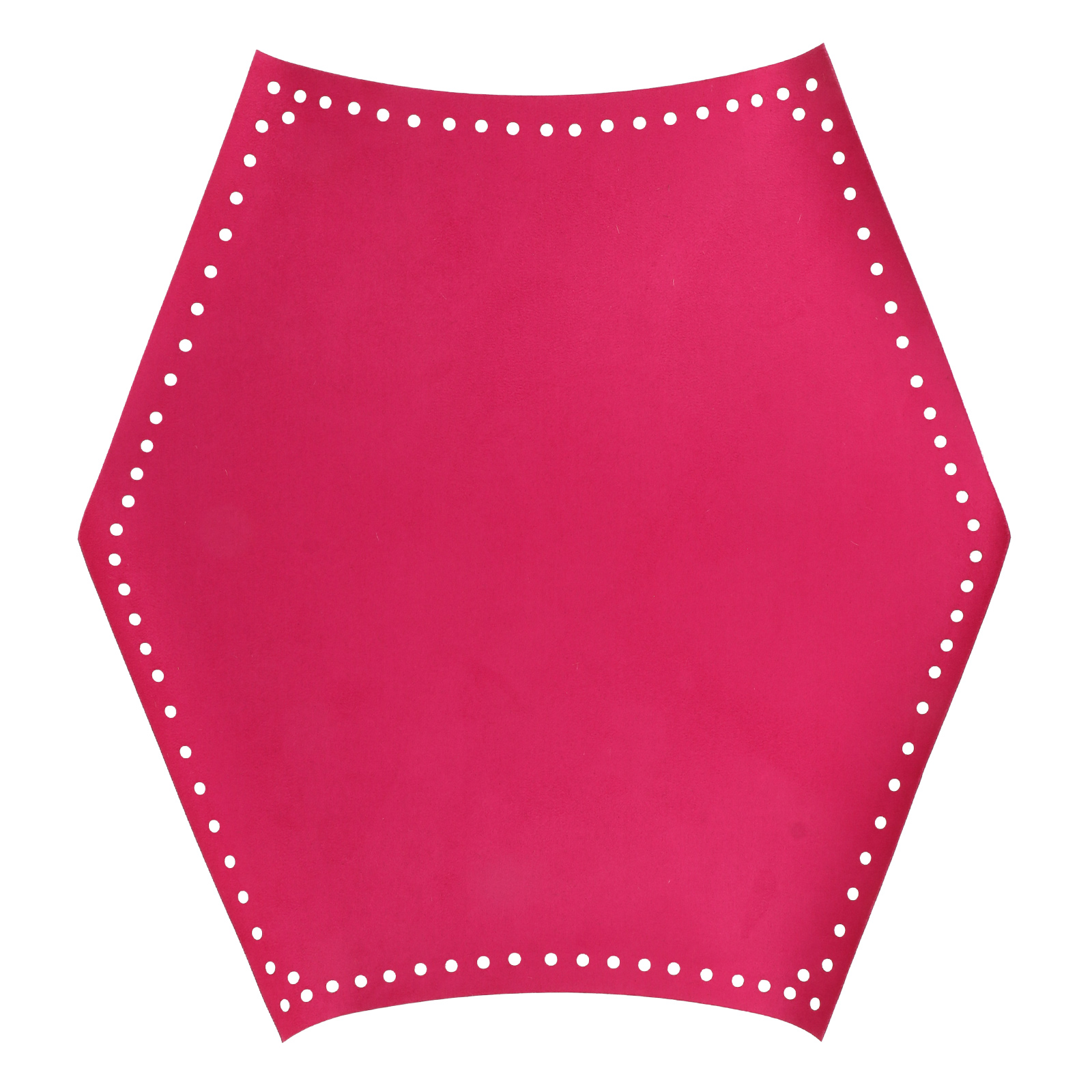 hobo bag set - pu leather fuchsia - 38x36cm | 1pc