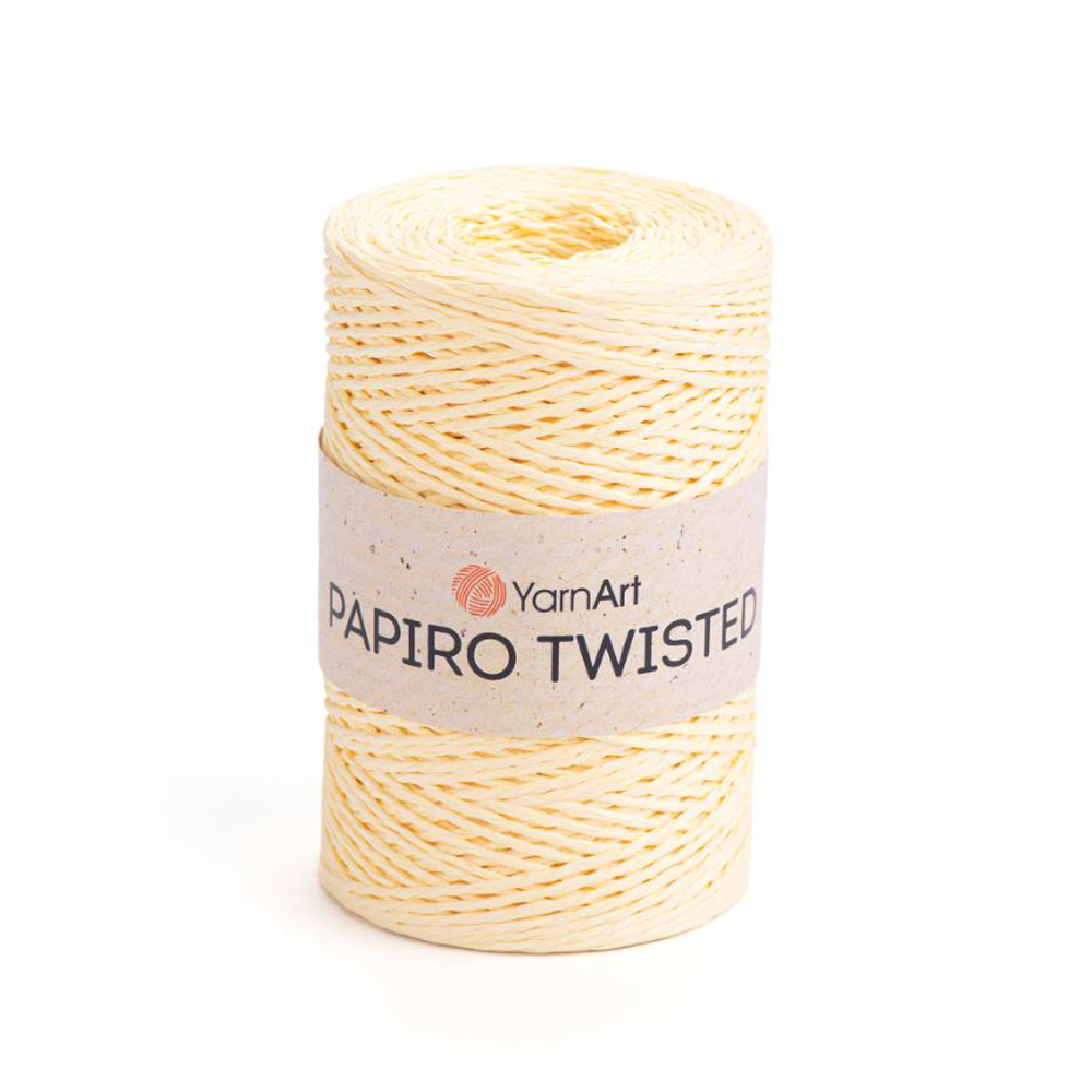 yarnart papiro twisted - pale yellow (1313) - 100gr (170mt) | 1pc