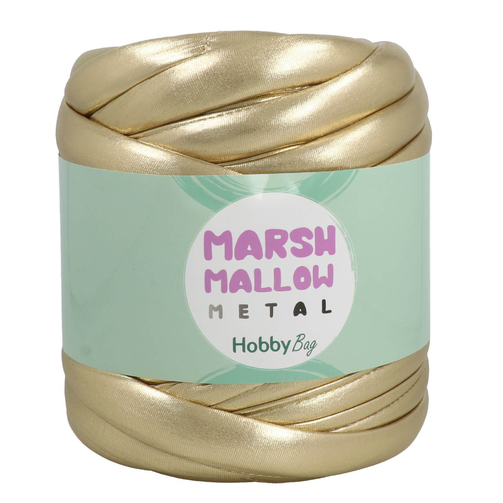hobbybag marshmallow metal - hellgold - 500gr (25mt) | 1st