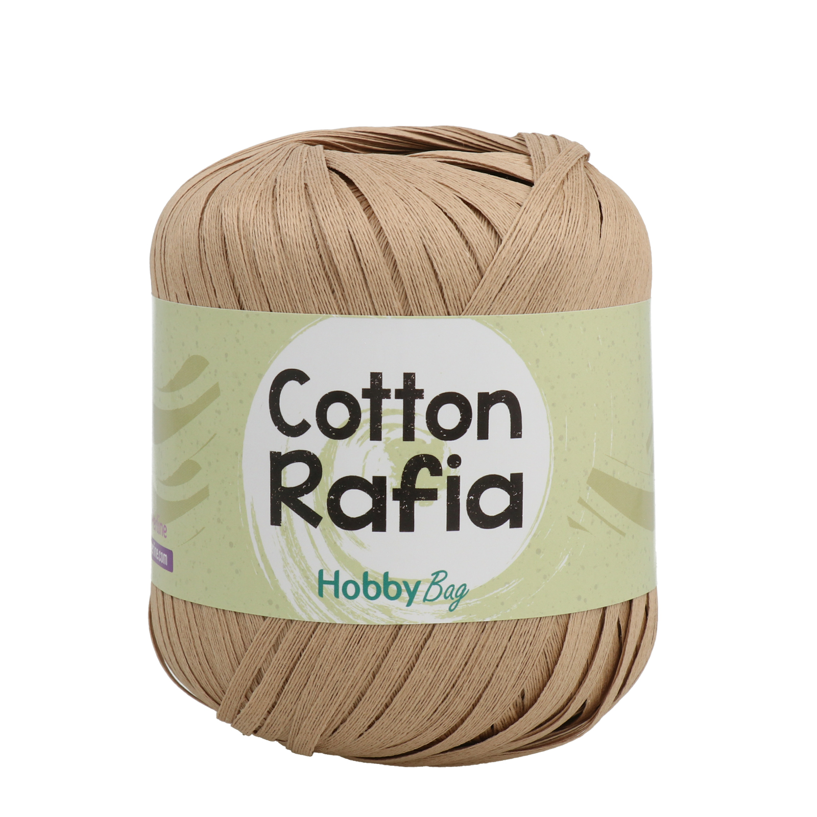 cotton rafia hobbybag - beige (5) - 50gr (125mt) | 1st