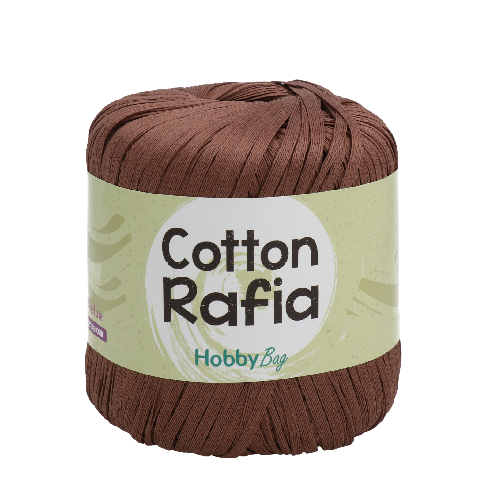 cotton rafia hobbybag - brown (6) - 50gr (125mt) | 1pc