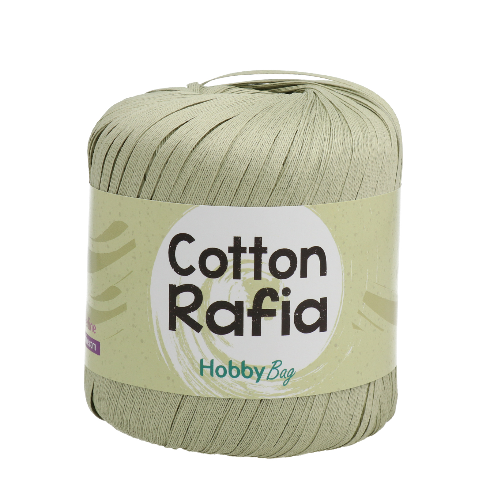 cotton rafia hobbybag - sage (16) - 50gr (125mt) | 1pc