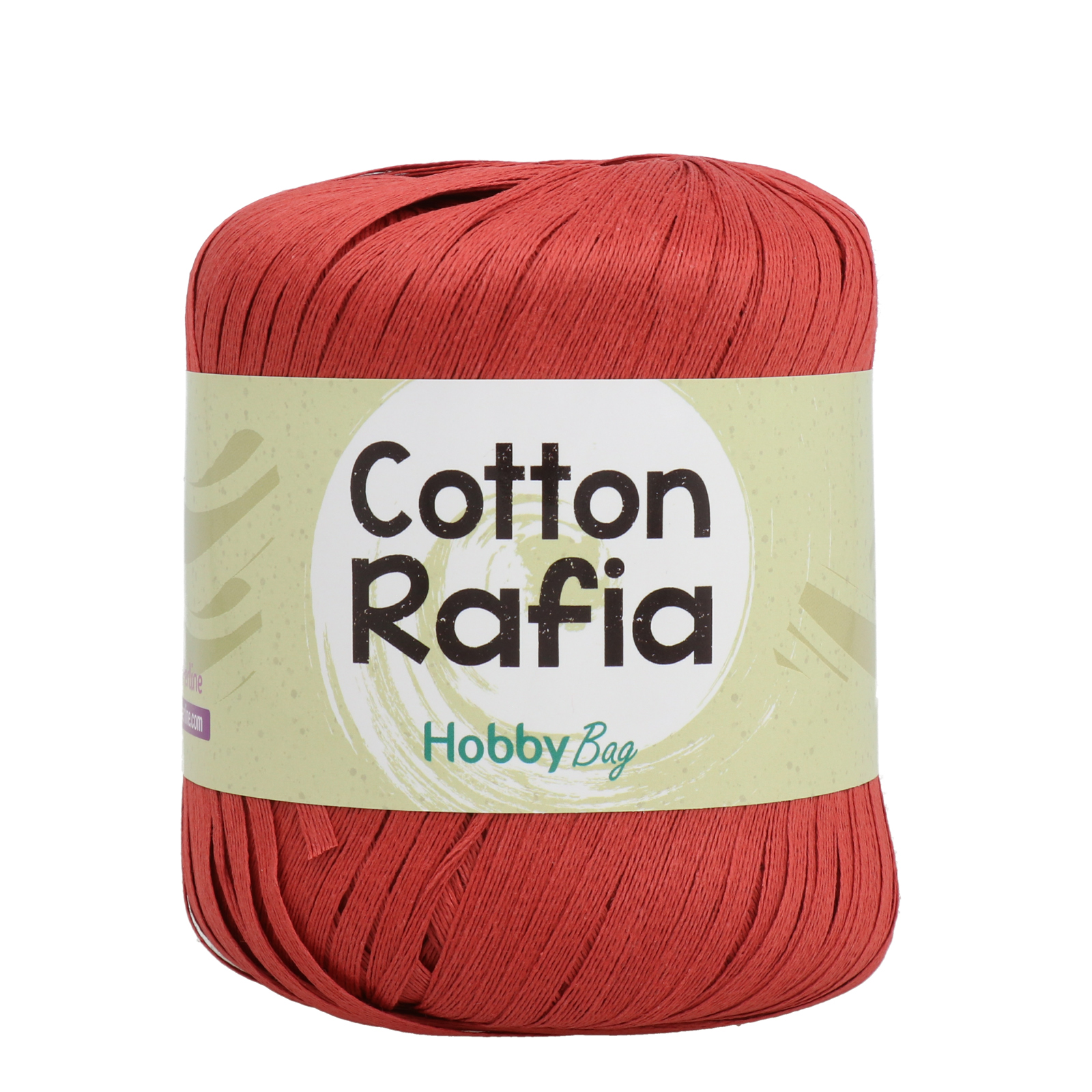 cotton rafia hobbybag - rosso (23) - 50gr (125mt) | 1st