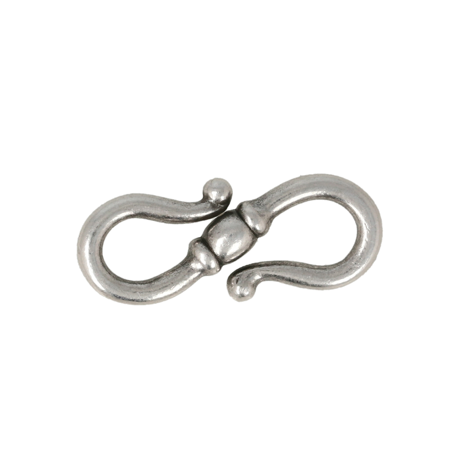antique sterling silver s-hook 23x9mm | 1pc