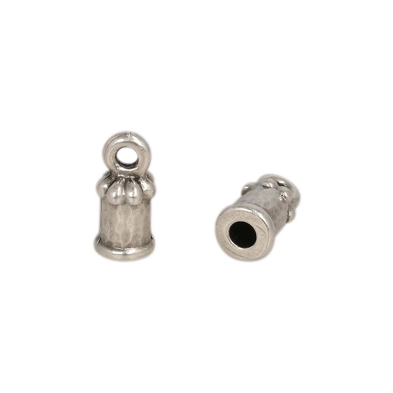 palace endkappe antik versilbert 11x5mm (2mm innendurchmesser) | 2st