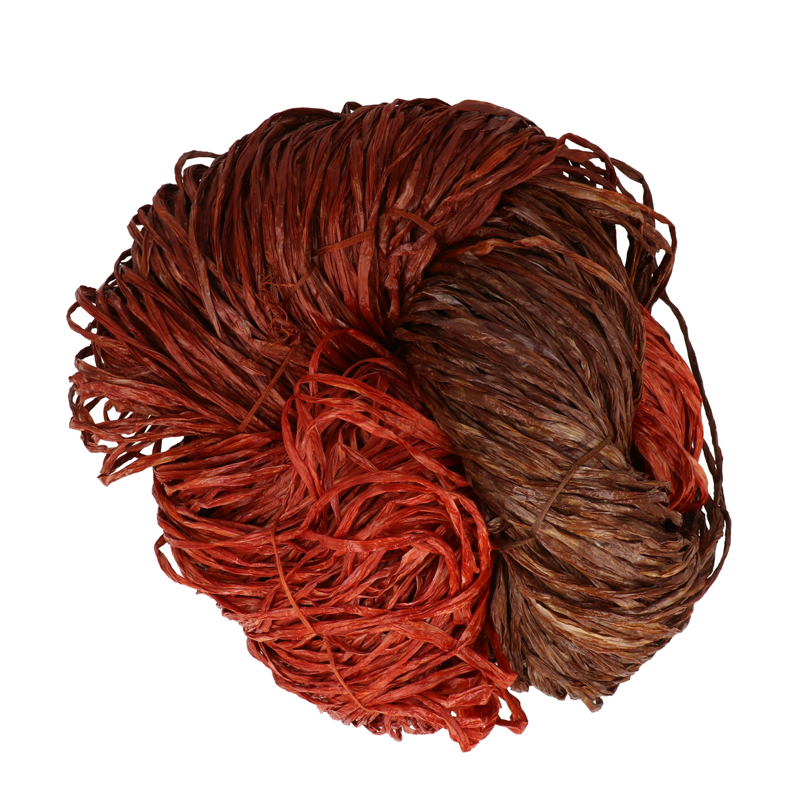 viscose raffia hobbybag - semi-matte burnt 250gr | 1pc
