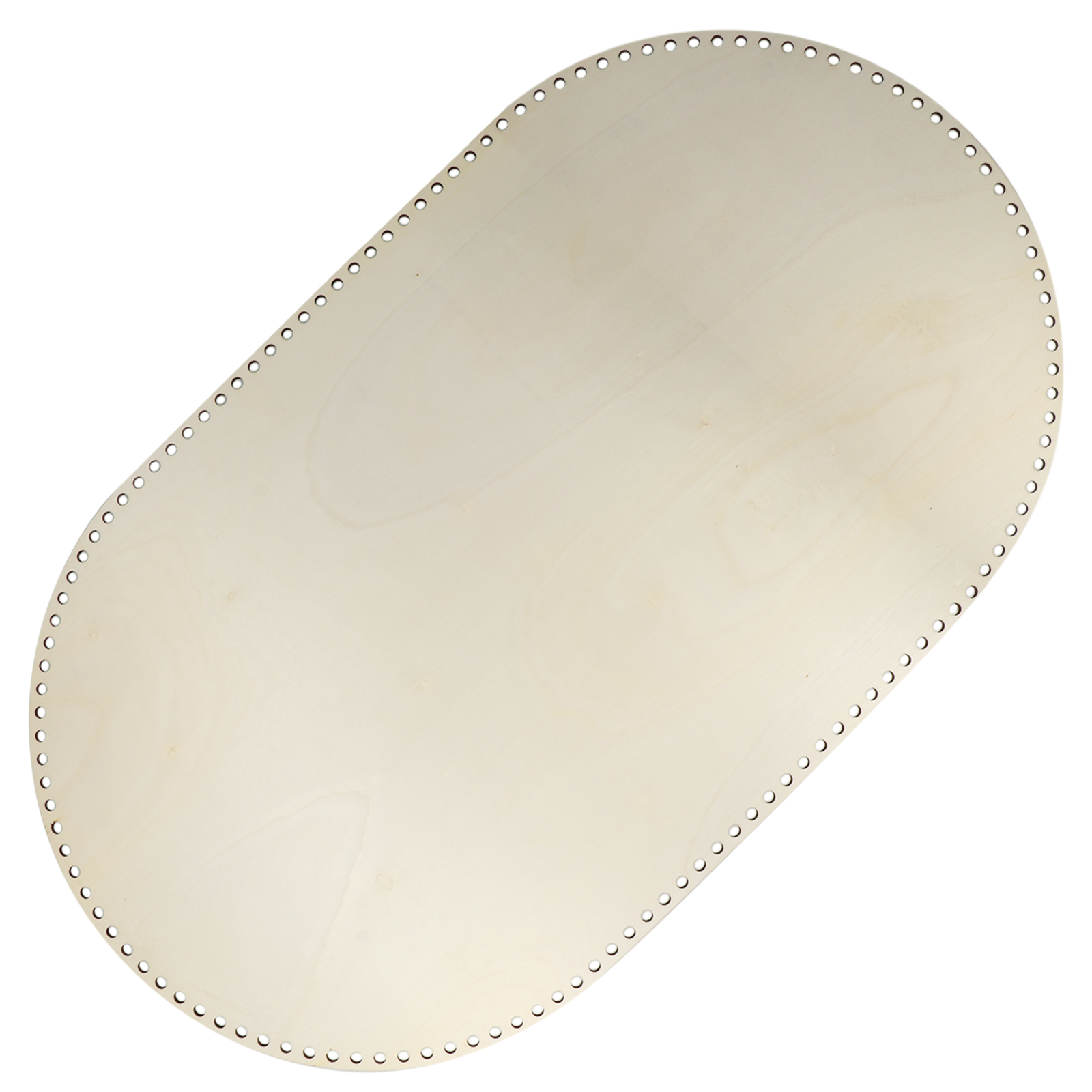 wood bottom for moses basket oval 70x40cm - hole 7mm | 1pc