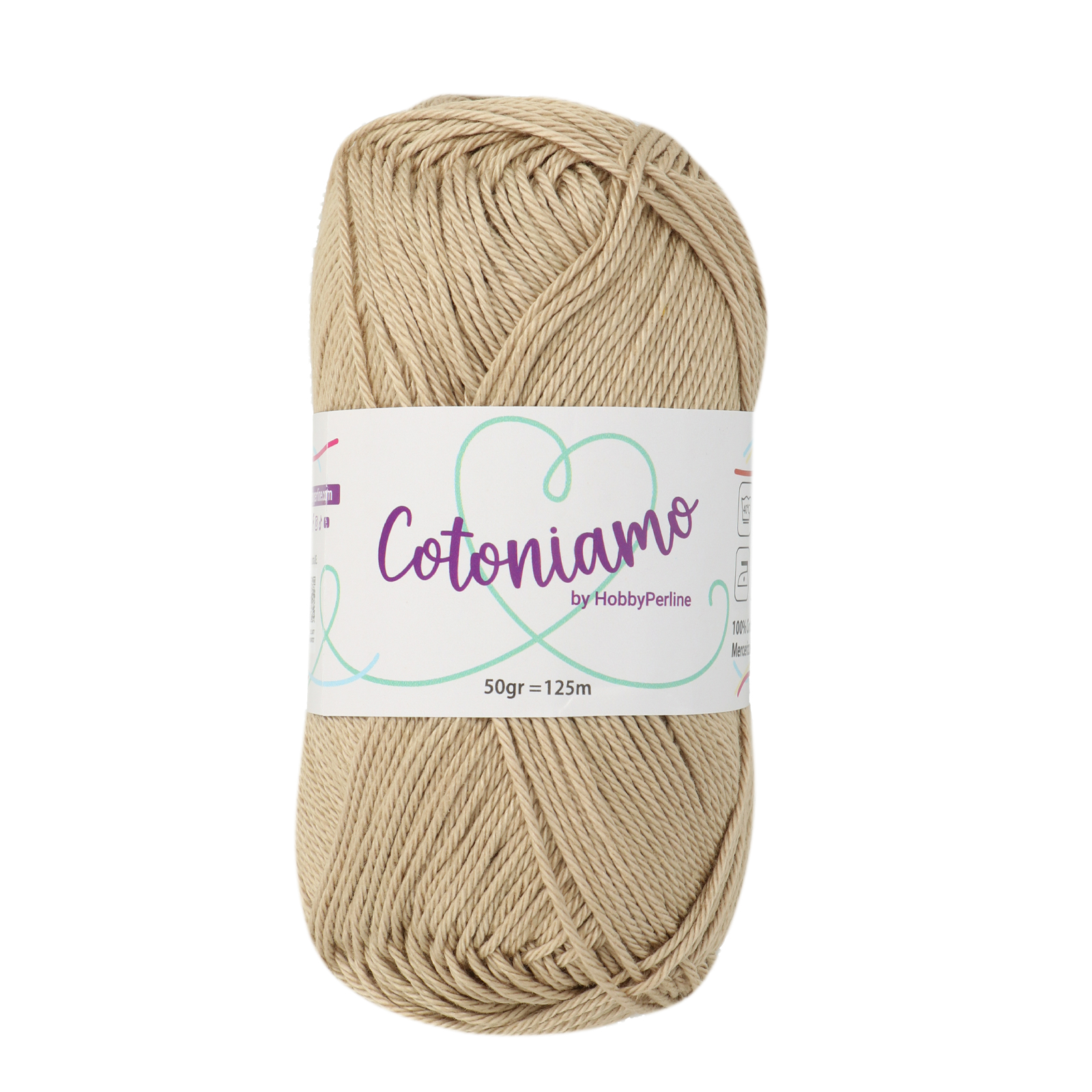 hobbyperline cotoniamo - hemp (970) - 50gr (125mt) | 1pc