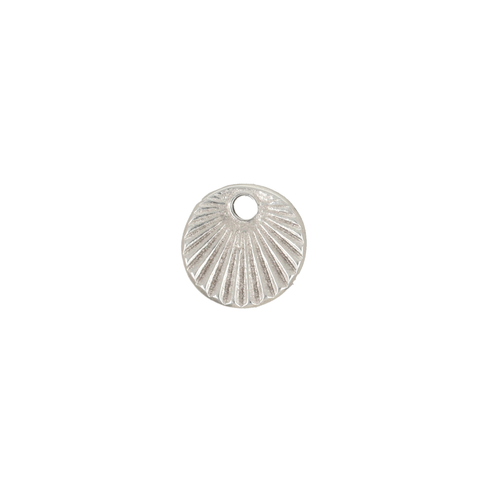 anhänger währung rayed coin antik versilbert 9mm | 4st