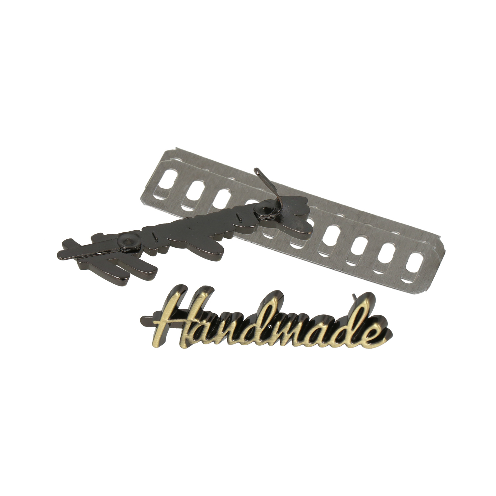 handmade brass tags 38x10mm | 2pc
