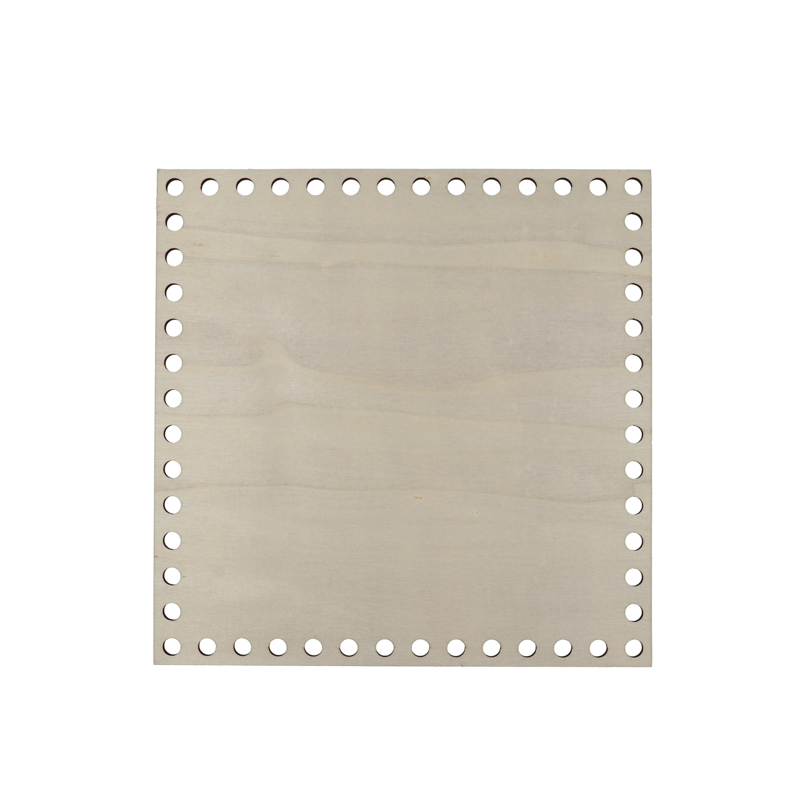 wood bottom bag square 20cm - hole 7mm | 1pc