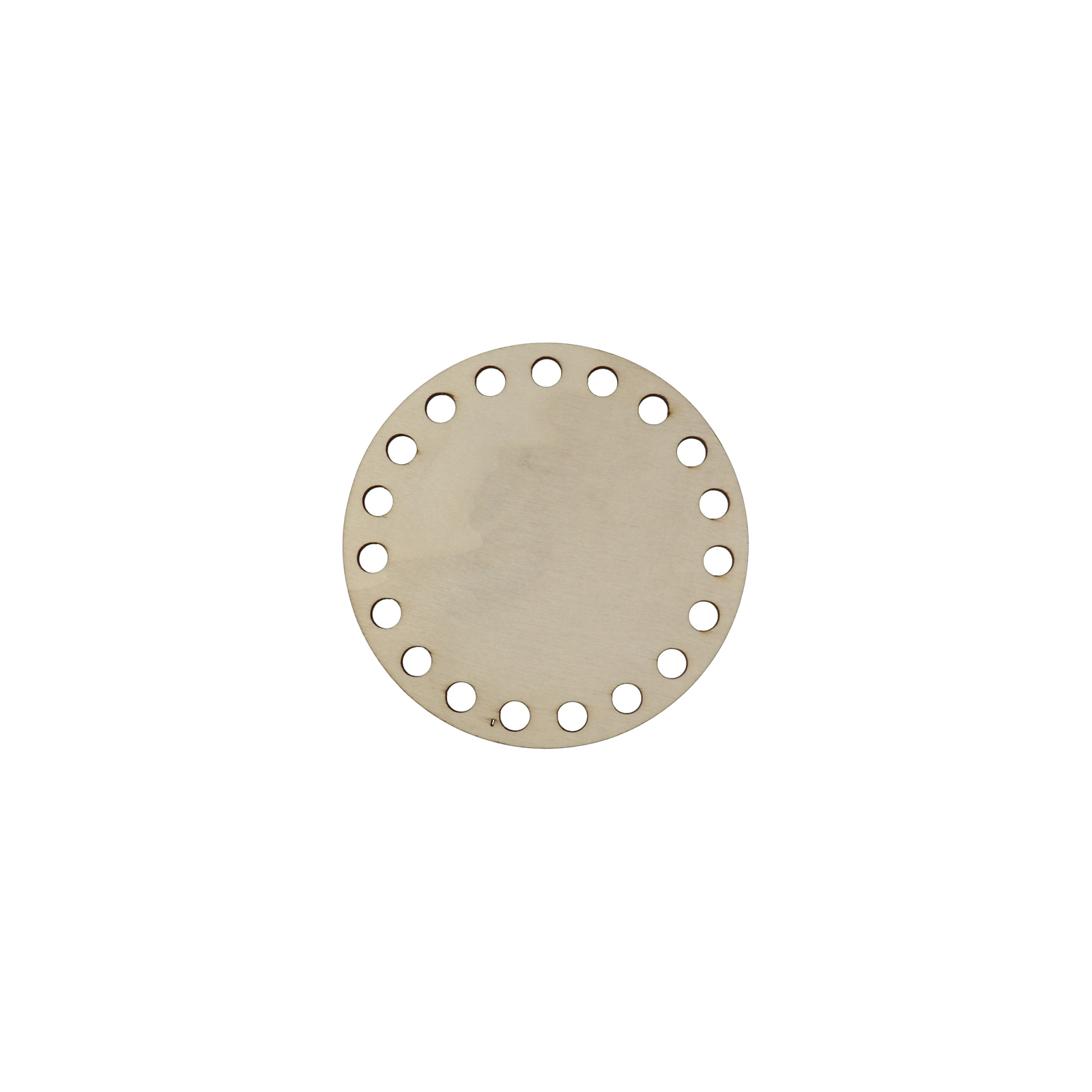 wood bottom bag round 10cm - hole 7mm | 1pc