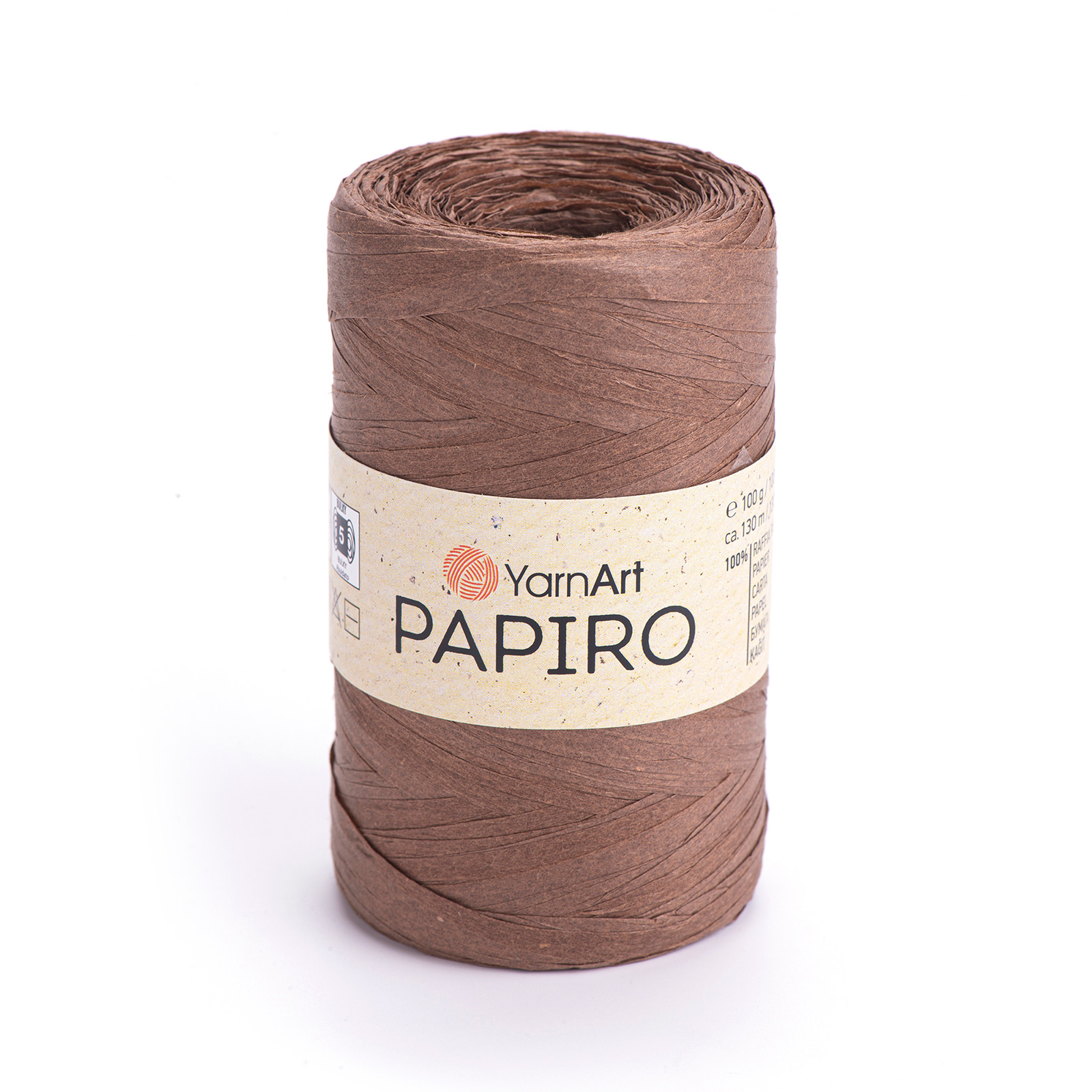 yarnart papiro - brown (1316) - 100gr (130mt) | 1pc