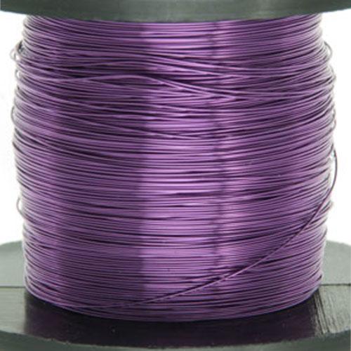 dark purple copper craft wire - diameter 0,20mm - 175mt spool | 1pc