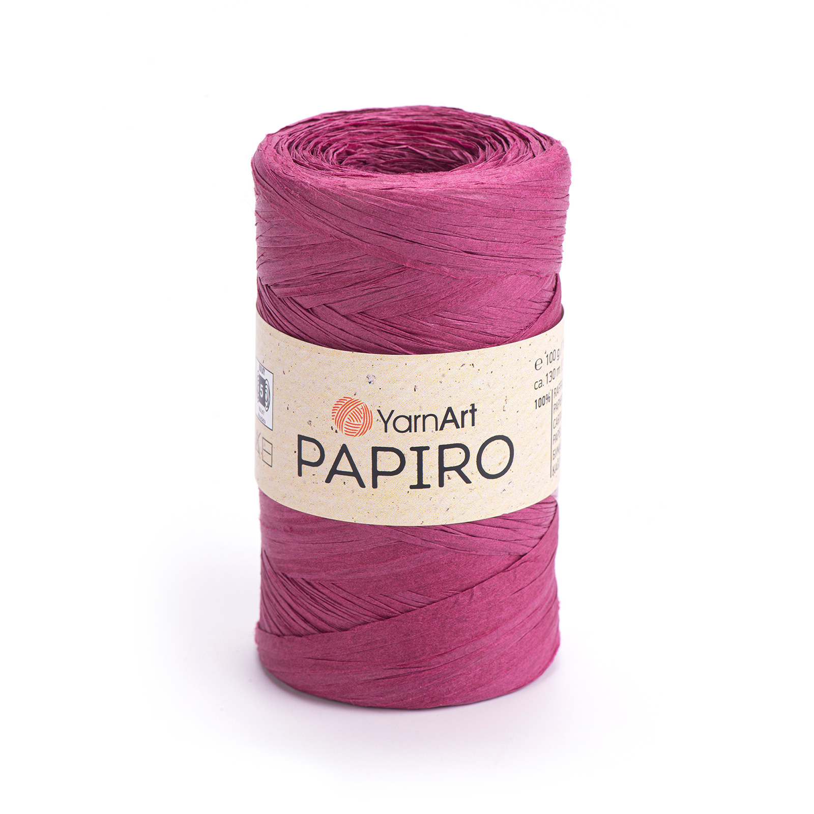 yarnart papiro - wine (1322) - 100gr (130mt) | 1pc