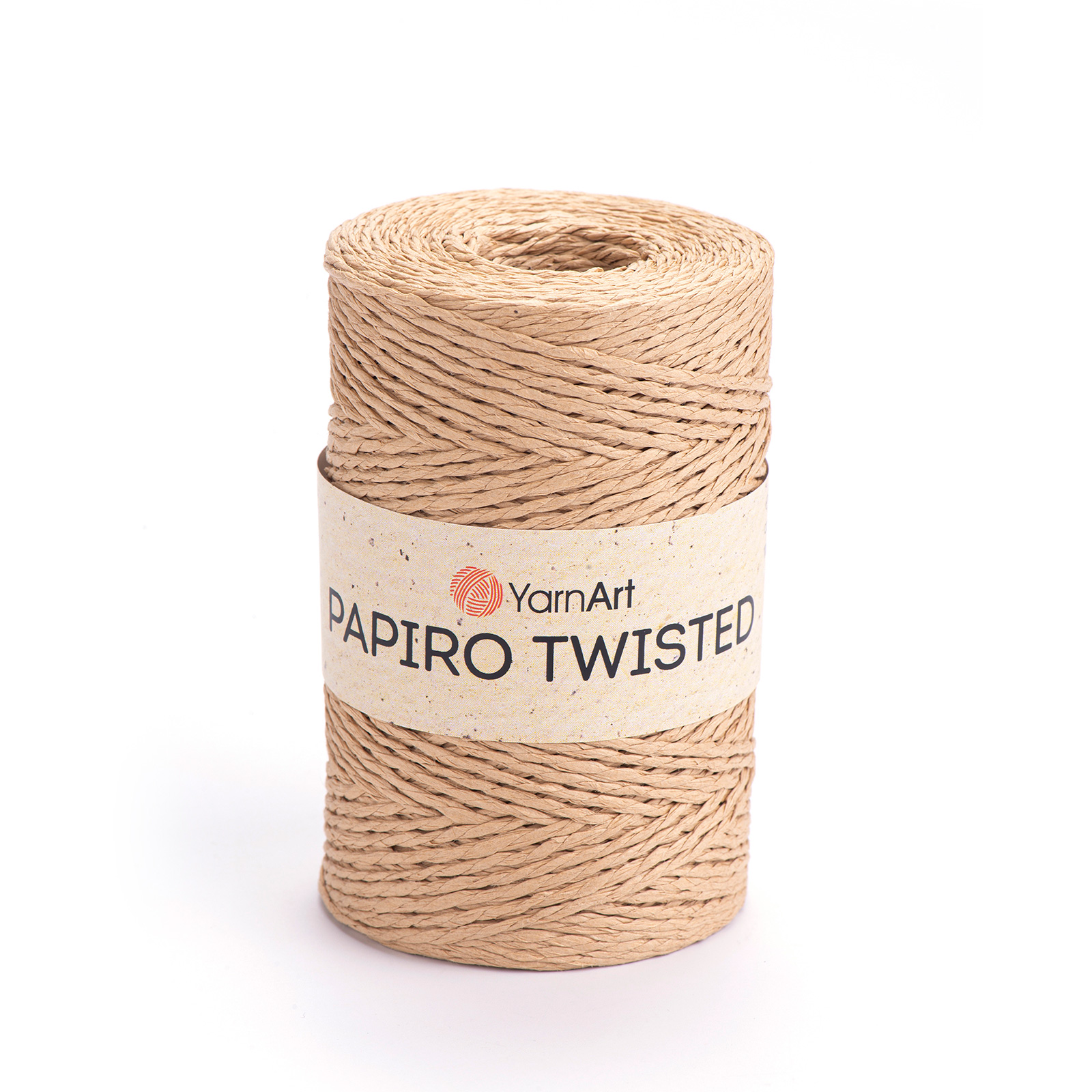 yarnart papiro twisted - natural (1302) - 100gr (170mt) | 1pc