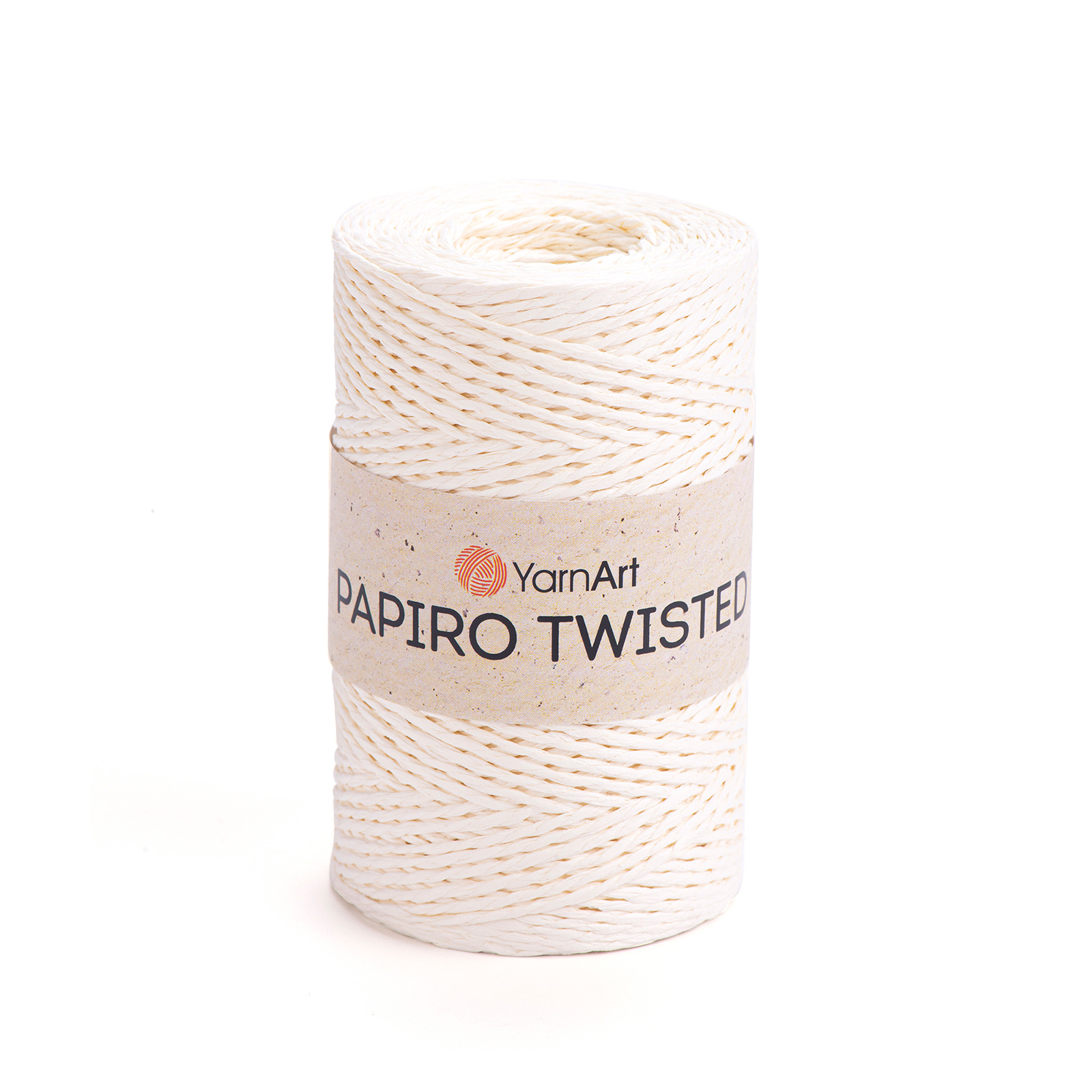yarnart papiro twisted - ivory (1307) - 100gr (170mt) | 1pc