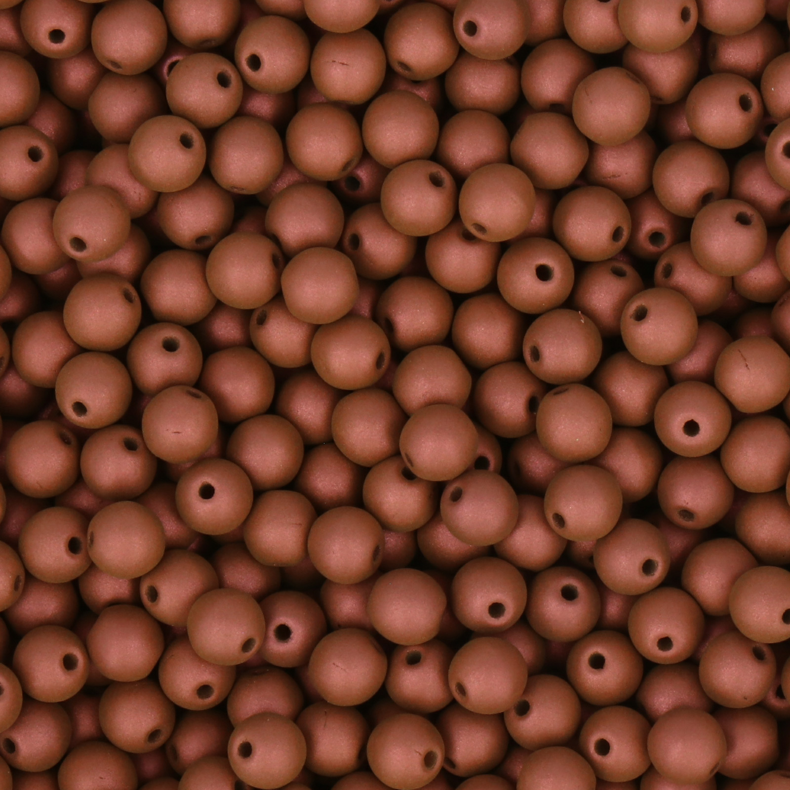 czech glass druk beads - alabaster ember sunset round 4mm | 100pc