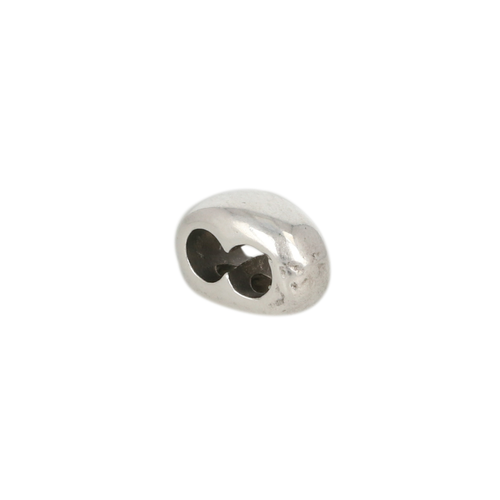 trennstücke 2 löcher antik versilbert 10x5mm (3mm inneren) | 4st