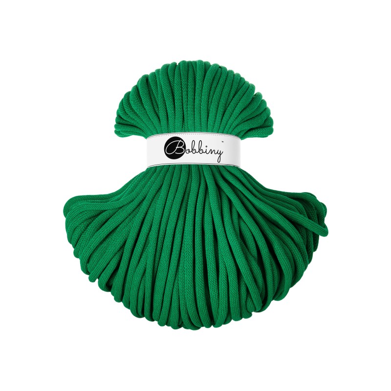 bobbiny jumbo braided cord - jade green 9mm - 100mt | 1pc