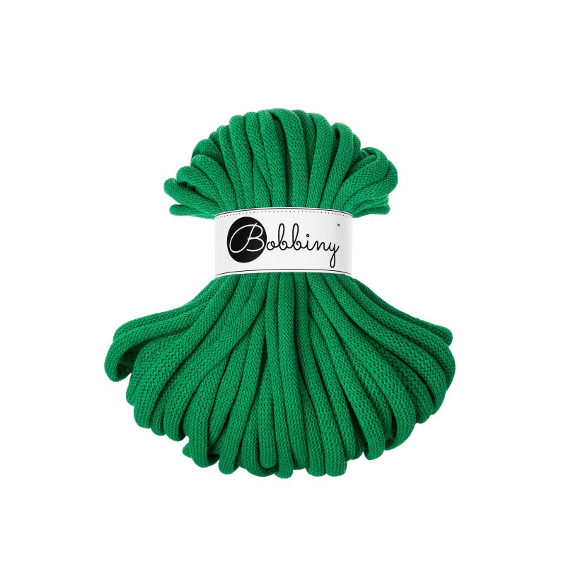 bobbiny jumbo braided cord - jade green 9mm - 30mt | 1pc