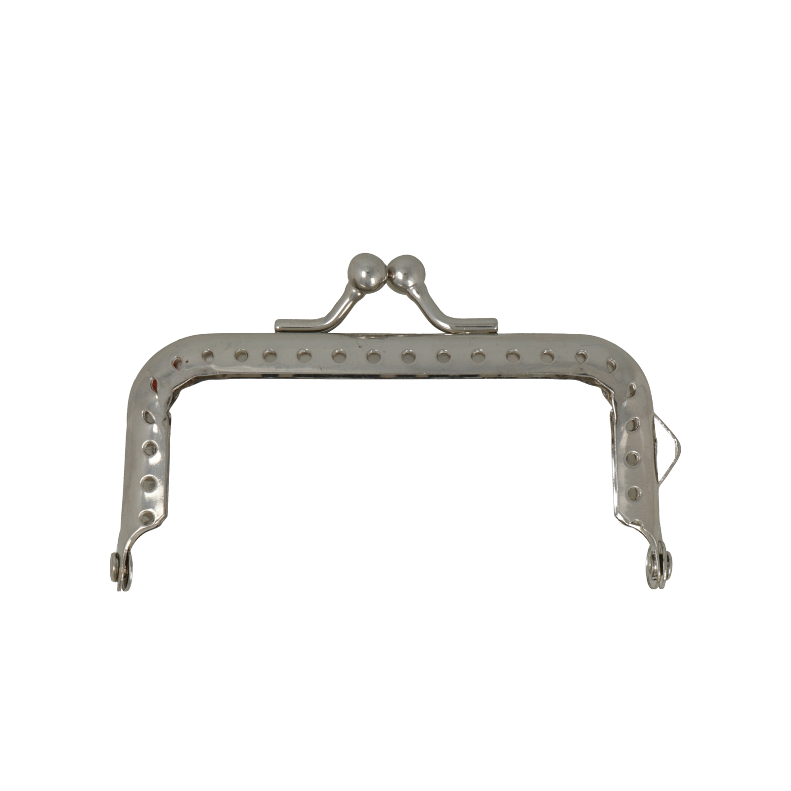 silver clic clac bag fastening 7,5x3,5cm | 1pc