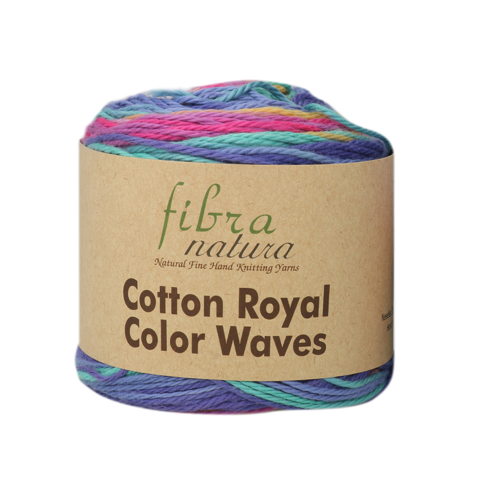 cotton royal color waves fibra natura - tuttifrutti (06) - 100gr (210mt) | 1pc