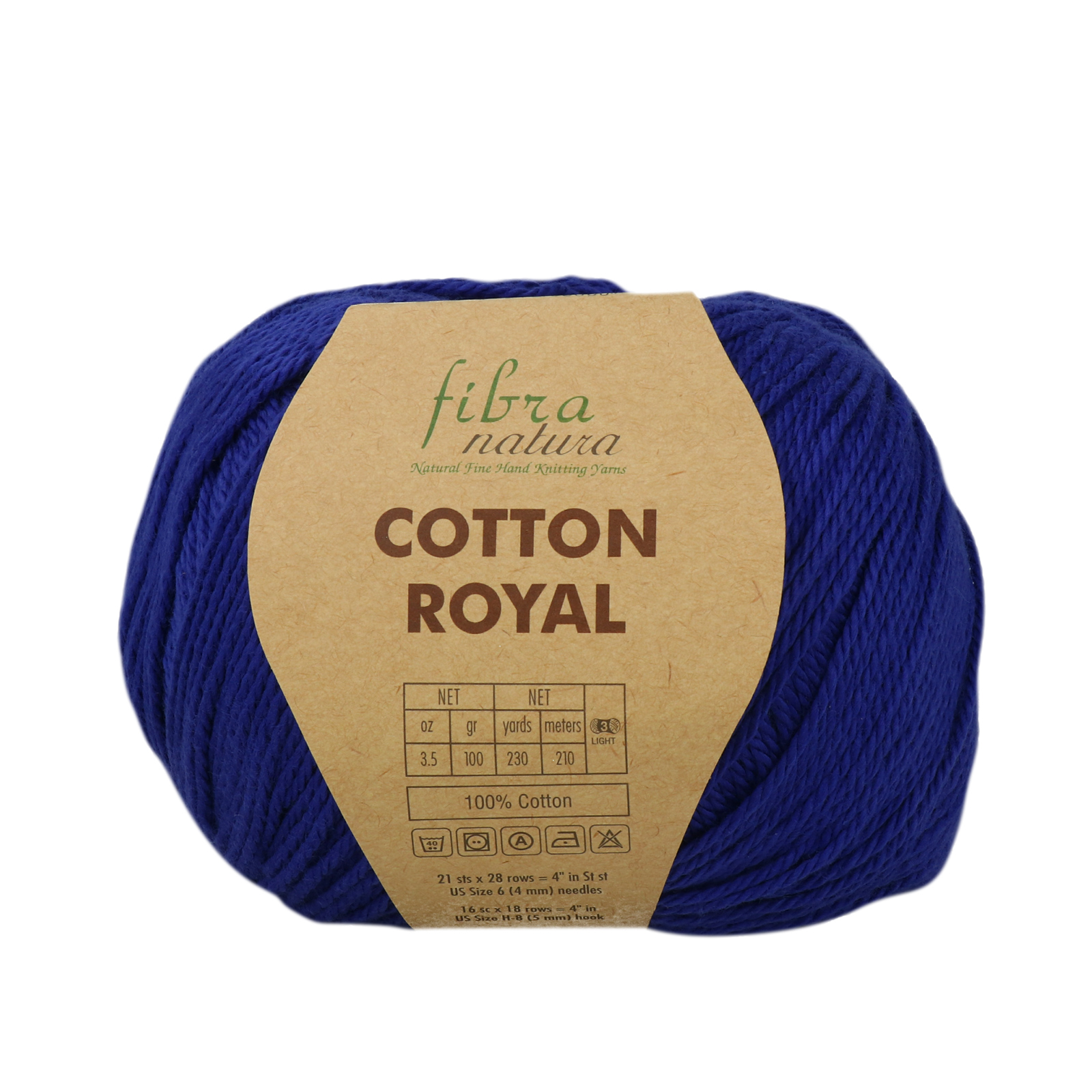 cotton royal fibra natura - blue (712) - 100gr (210mt) | 1pc