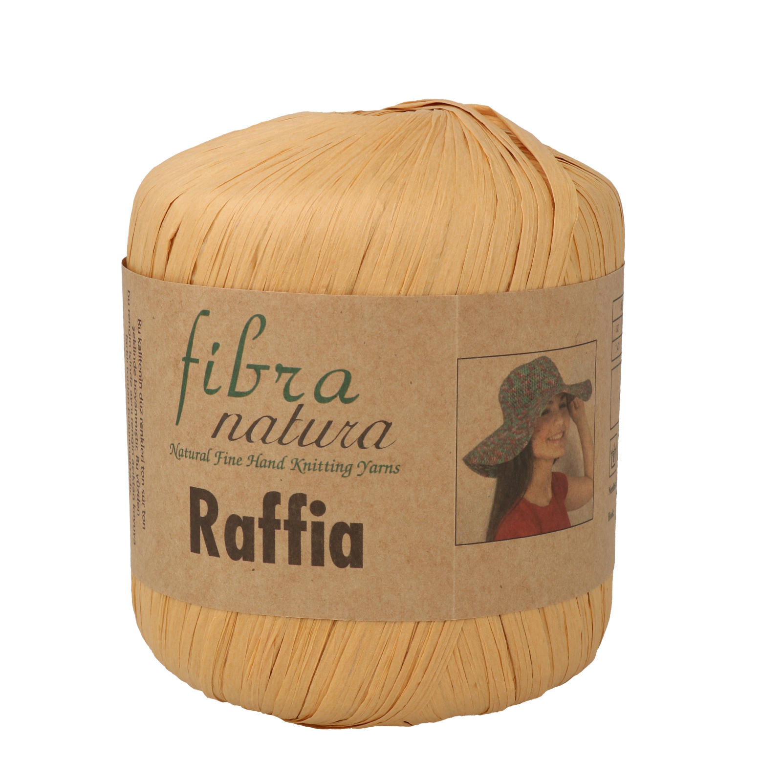 raffia fibra natura - hay (22) - 40gr (90mt) | 1pc