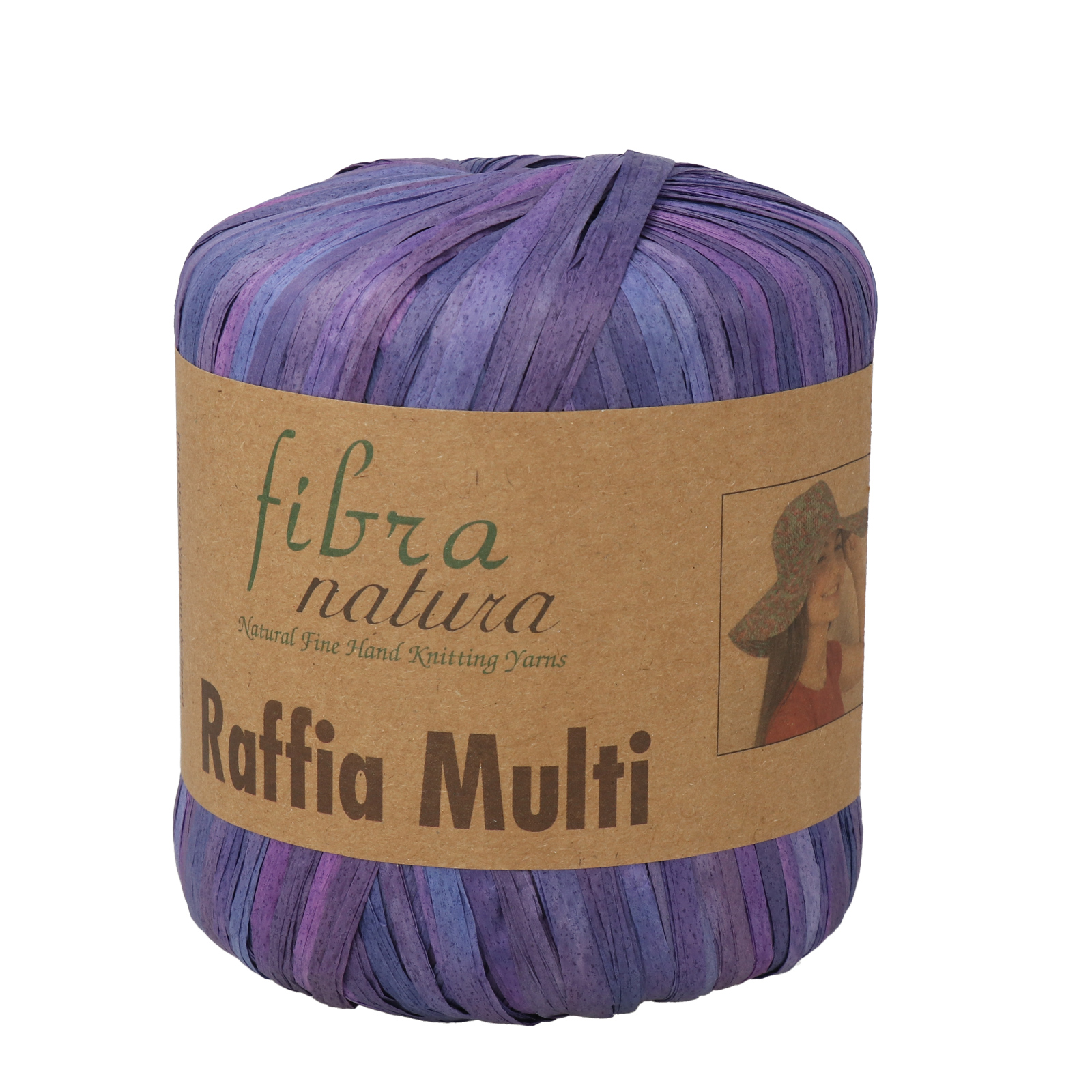 raffia multi fibra natura - violet (06) - 35gr (80mt) | 1pc