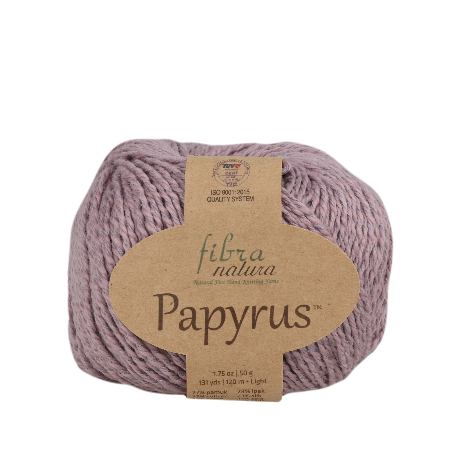 papyrus fibra natura - mauve (10) - 50gr (120mt) | 1st