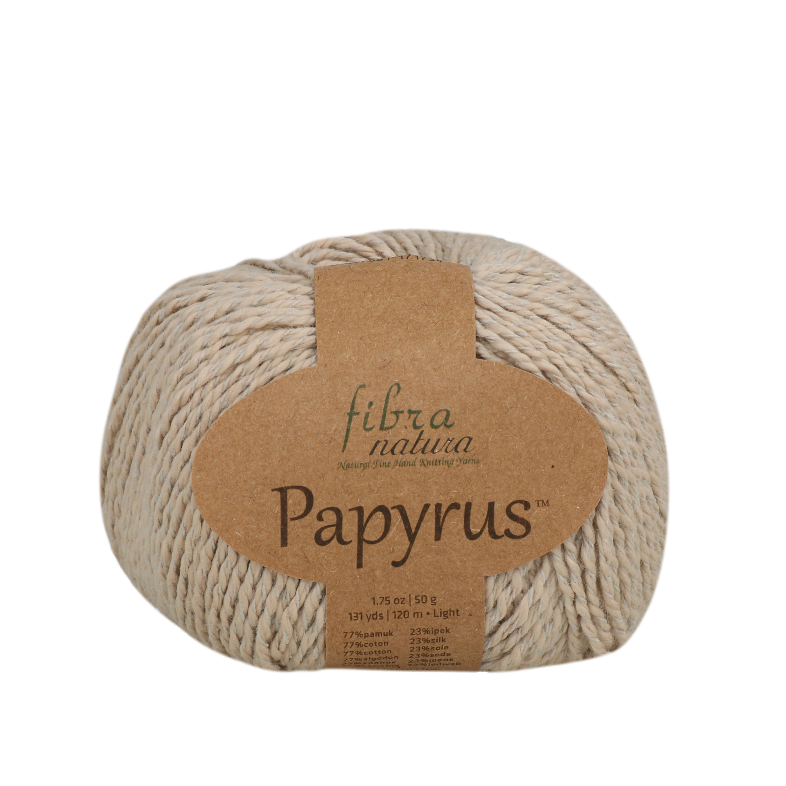 papyrus fibra natura - beige (22) - 50gr (120mt) | 1st
