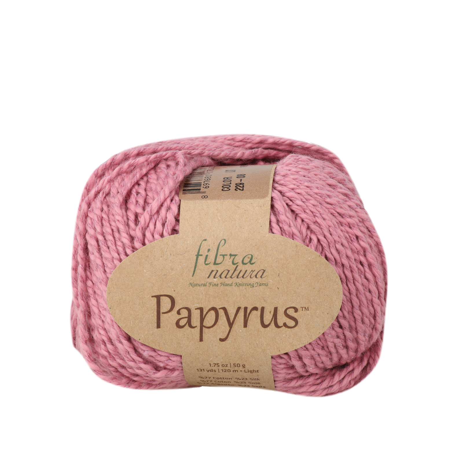 papyrus fibra natura - cyclamen (08) - 50gr (120mt) | 1pc
