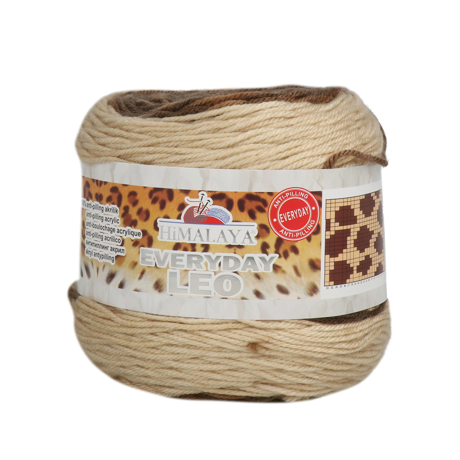 himalaya everyday leo - brown/cream (70704) - 200gr (330mt) | 1pc