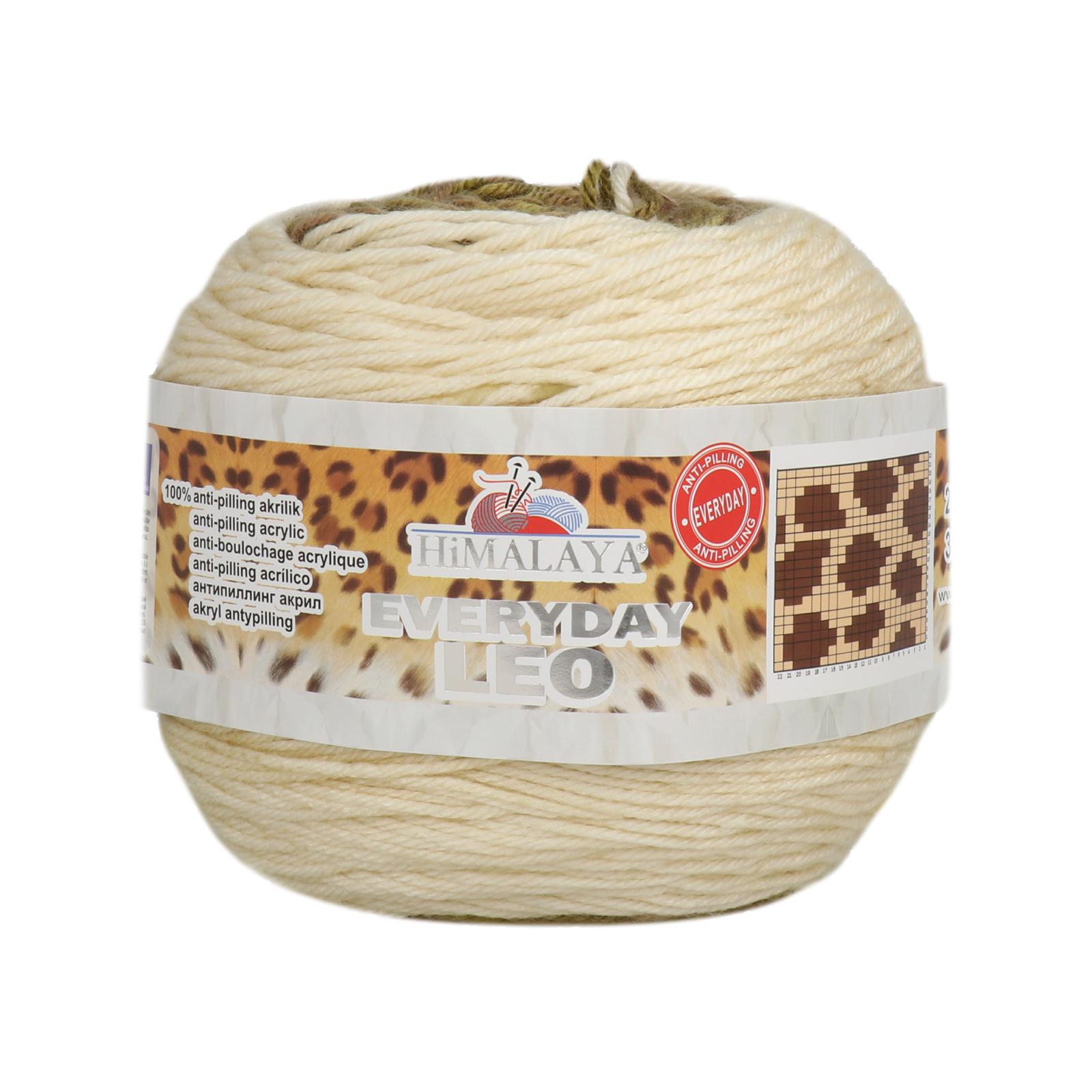 himalaya everyday leo - olive/cream (70702) - 200gr (330mt) | 1pc