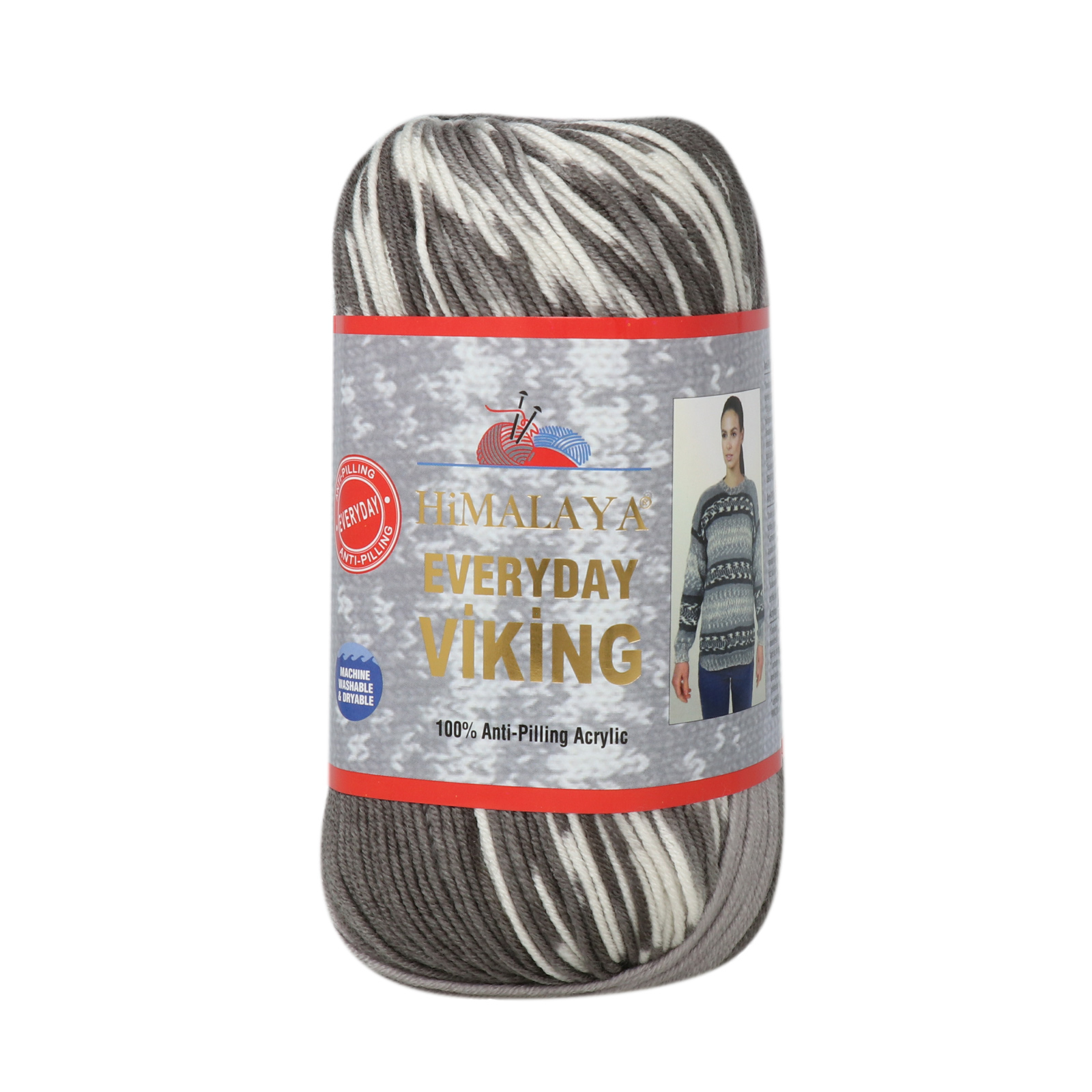 himalaya everyday viking - hellgrau/grau/weiß (70527) - 100gr (250mt) | 1st