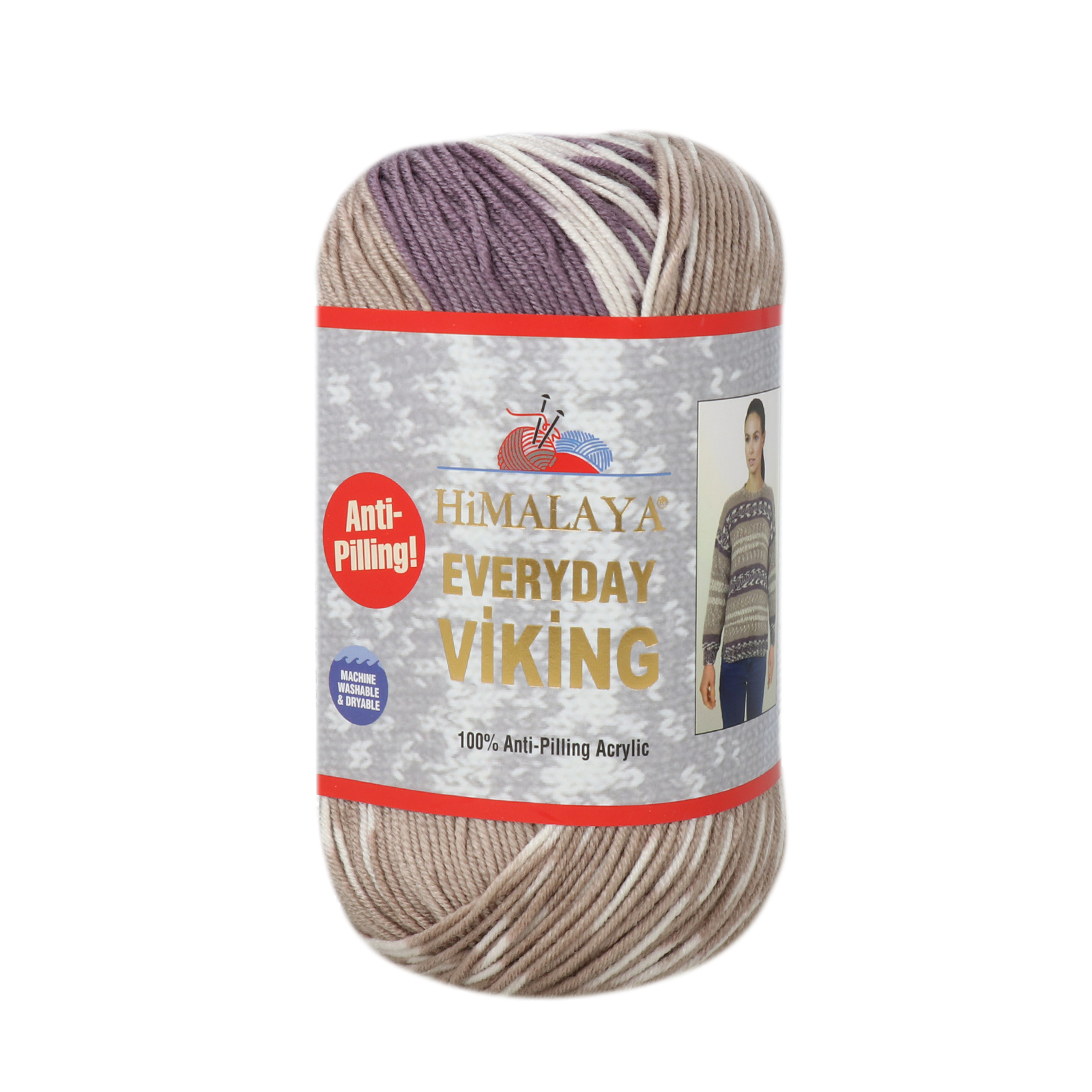 himalaya everyday viking - white/sand/purple (70508) - 100gr (250mt) | 1pc