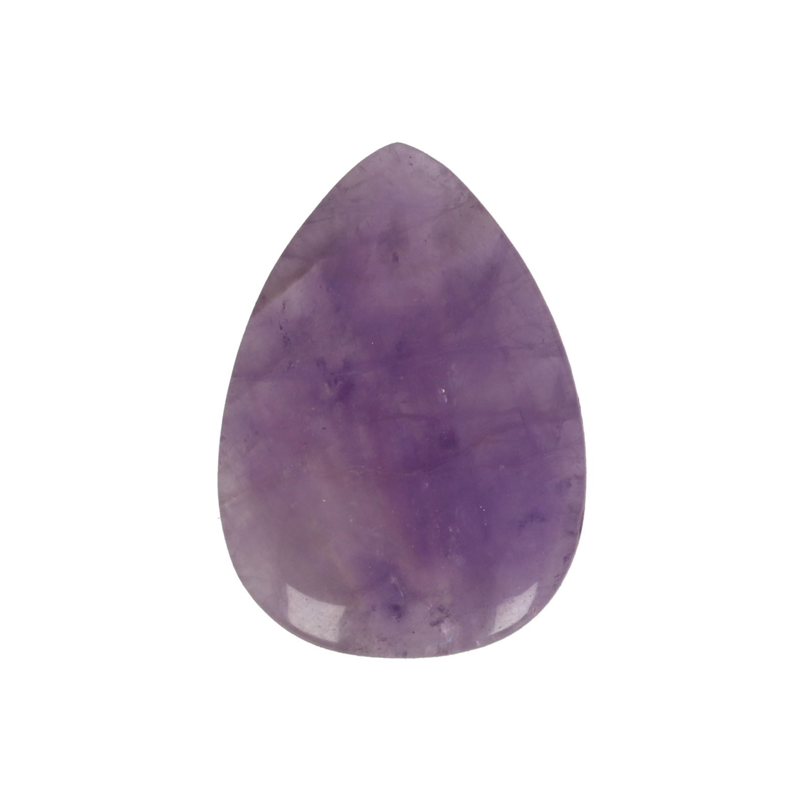 amethyst cabochon smooth drop 25x18mm | 1pc