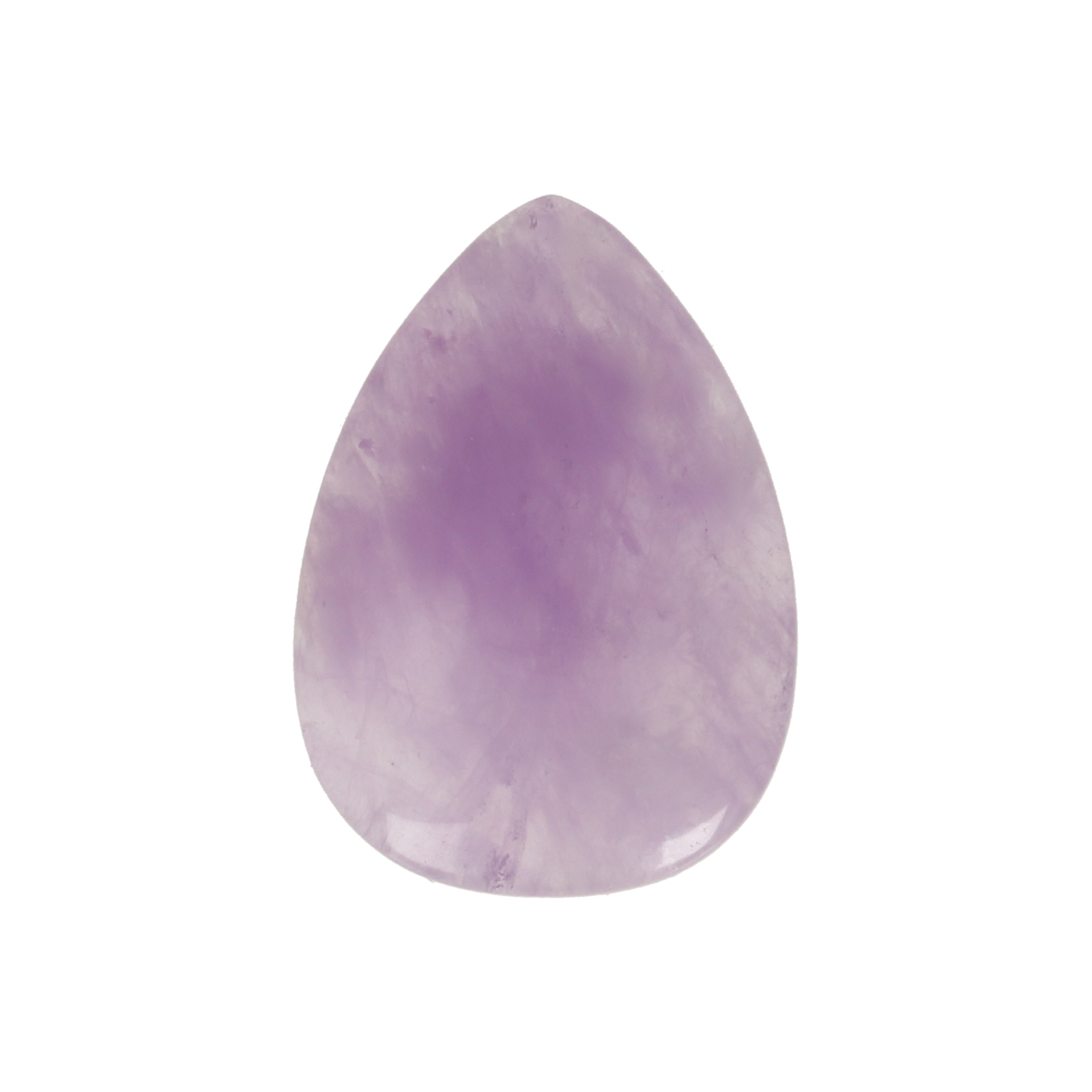 light amethyst cabochon smooth drop 25x18mm | 1pc