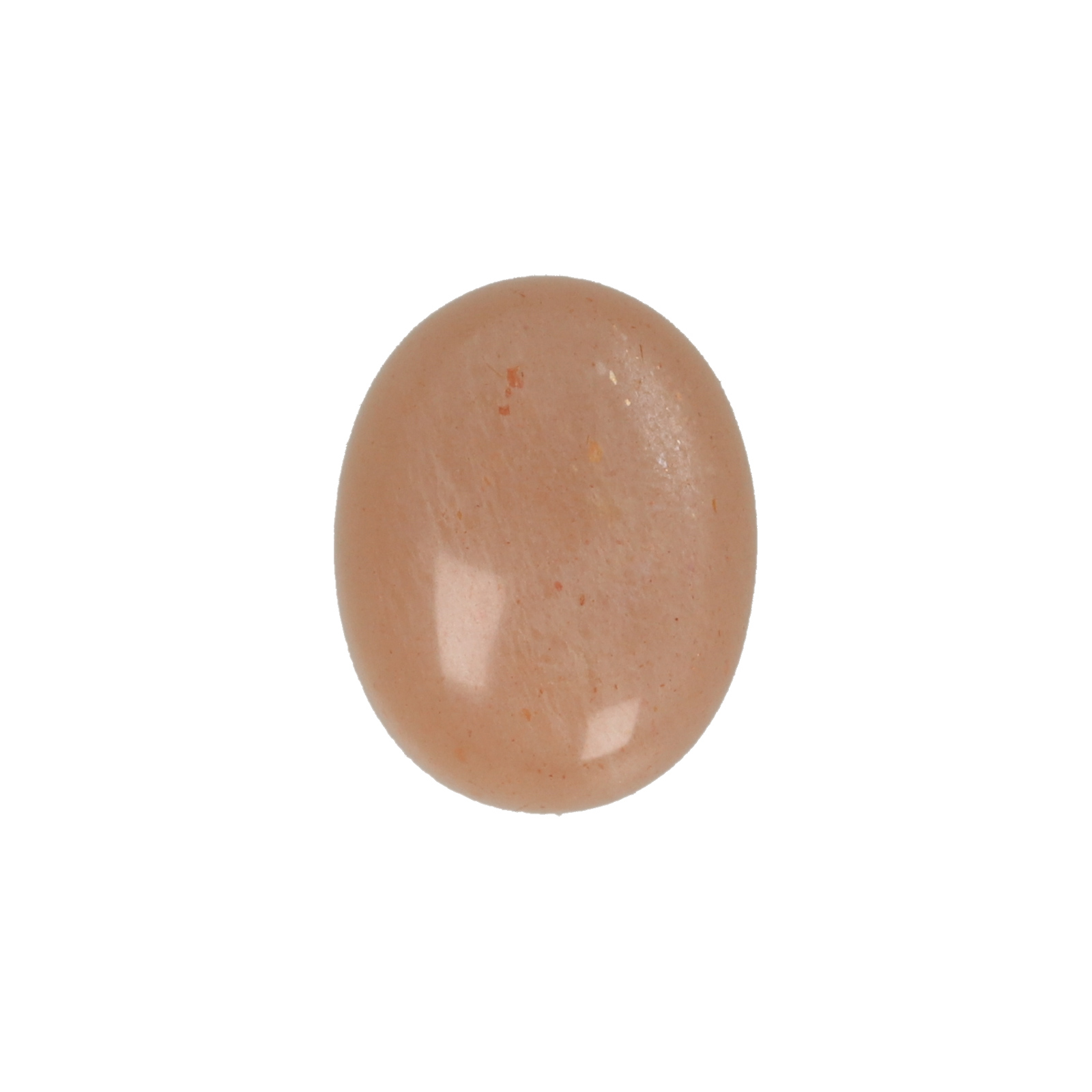 peach moonstone cabochon smooth oval 16x12mm | 1pc