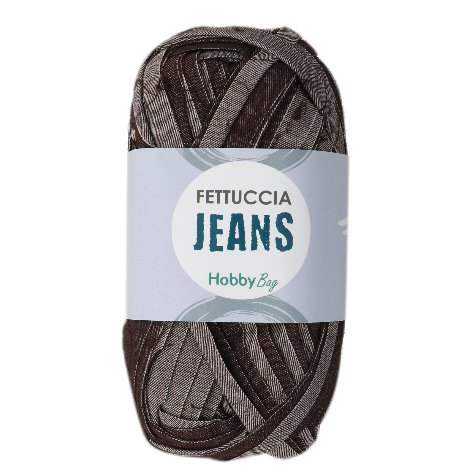 hobbybag jeans t-shirt yarn - brown (25) - 200gr (47mt) | 1pc