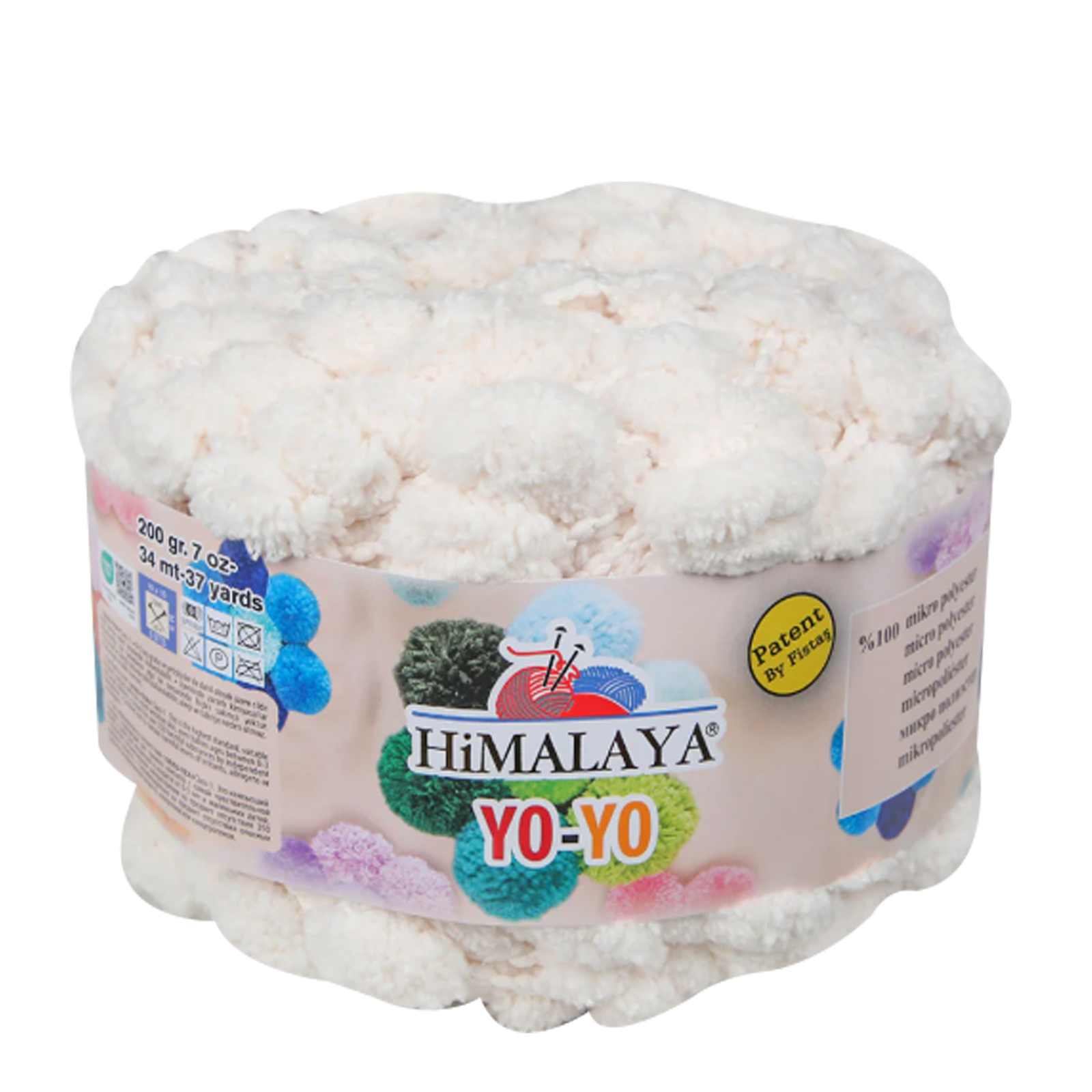 himalaya yo-yo - white pearl (82102) - 200gr (34mt) | 1pc