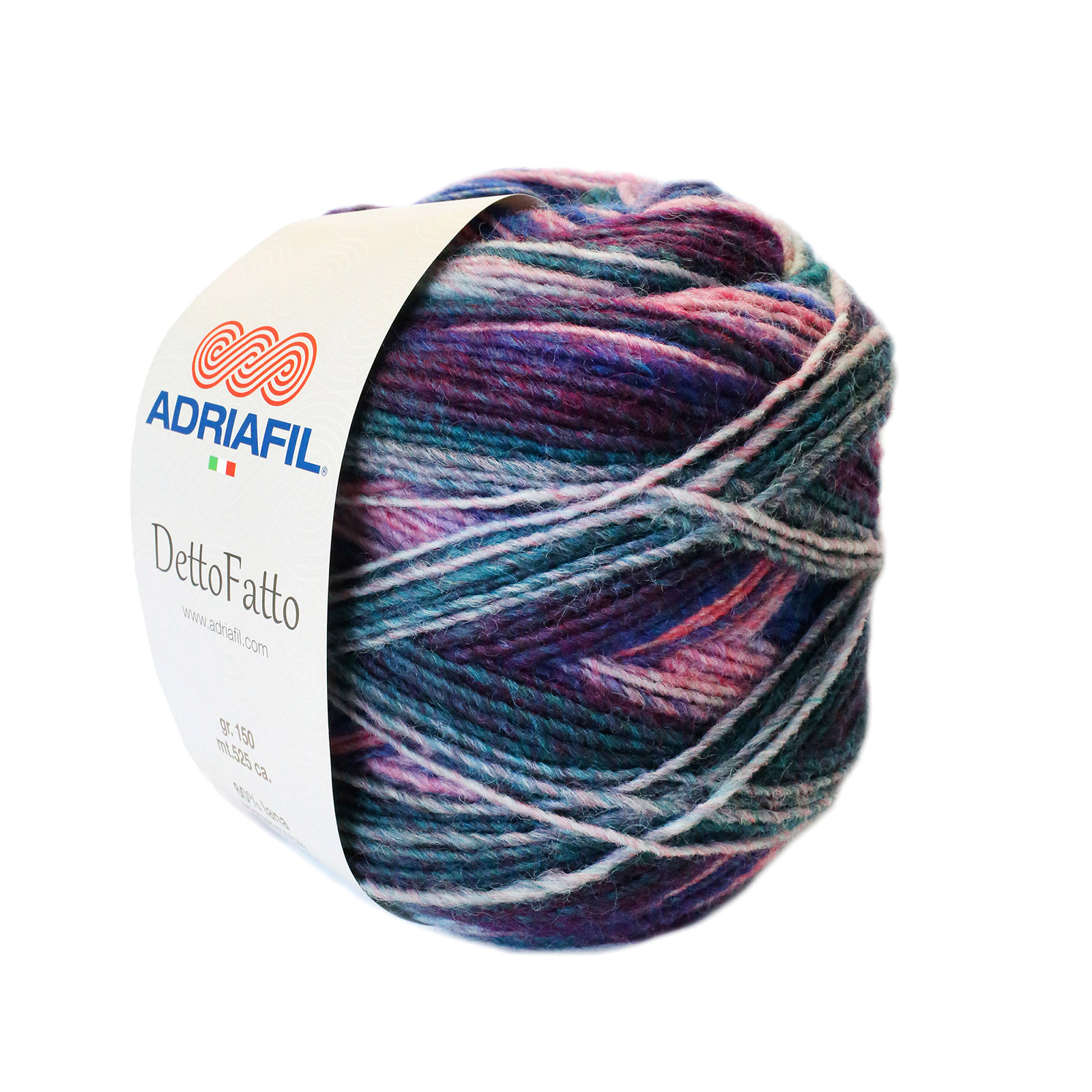 adriafil dettofatto - petrol/pink (87) - 150gr (525mt) | 1pc