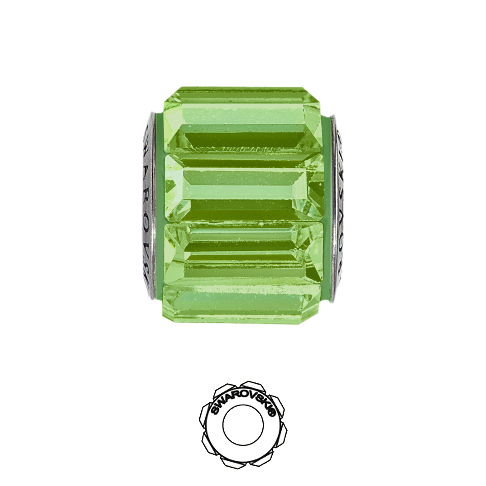 becharmed pave' (180301) peridot 10,5mm | 1st