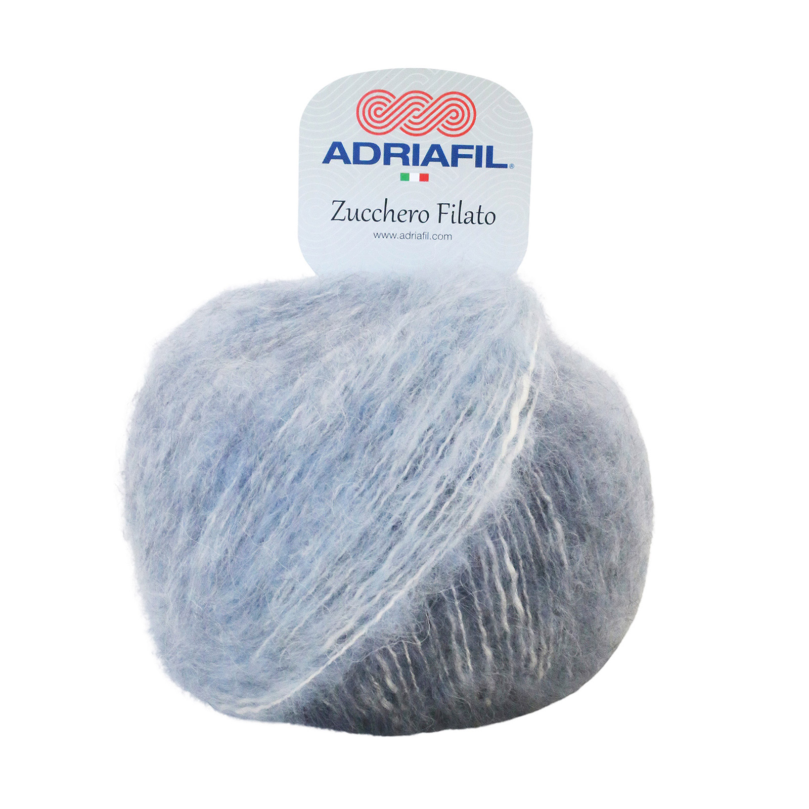 adriafil zucchero filato - sky/pearl grey (80) - 50gr (175mt) | 1pc