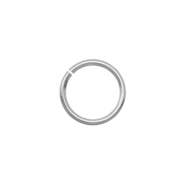 sterling silver open jump ring 4mm - wire 0,64mm | 20pc